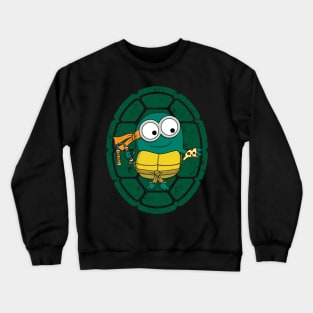 Minion Turtle Michelangelo Crewneck Sweatshirt